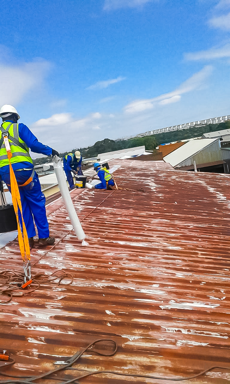 "industrial roof waterproofing specialists" + OHS