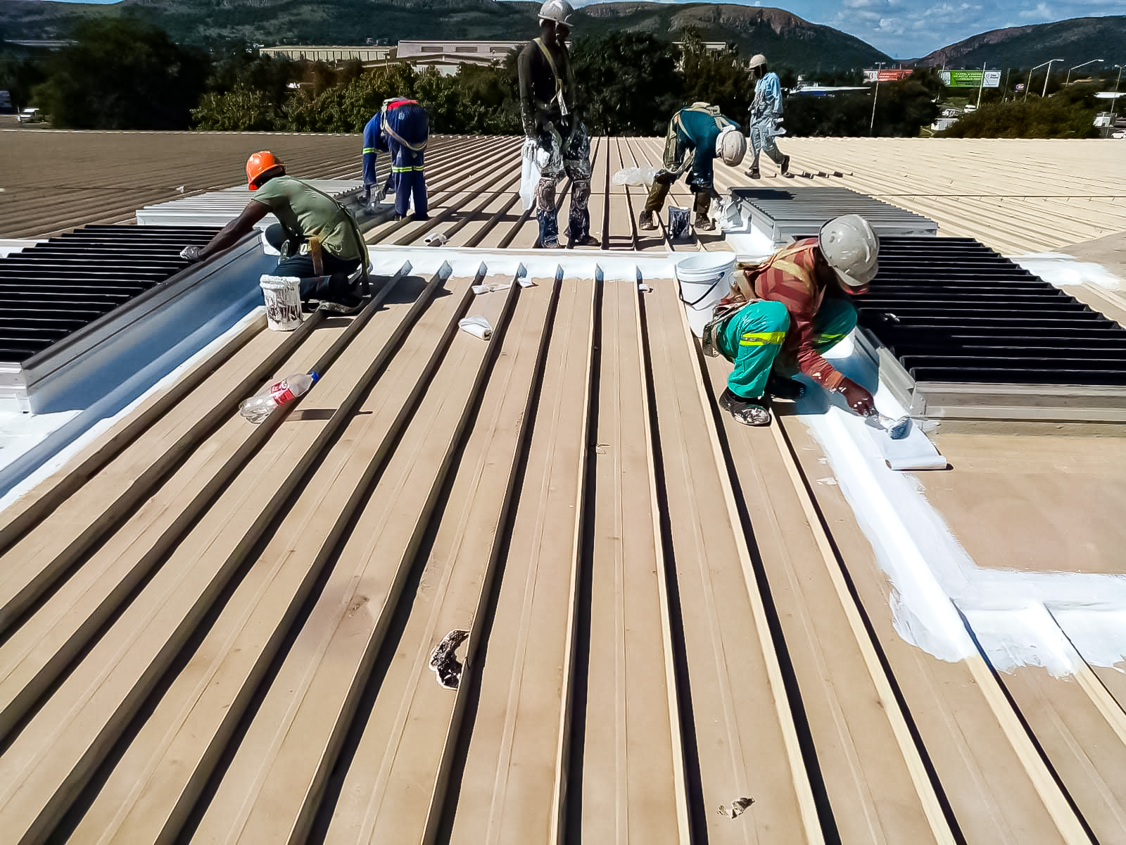 Office park balcony waterproofing in Sandton by Sicon Group